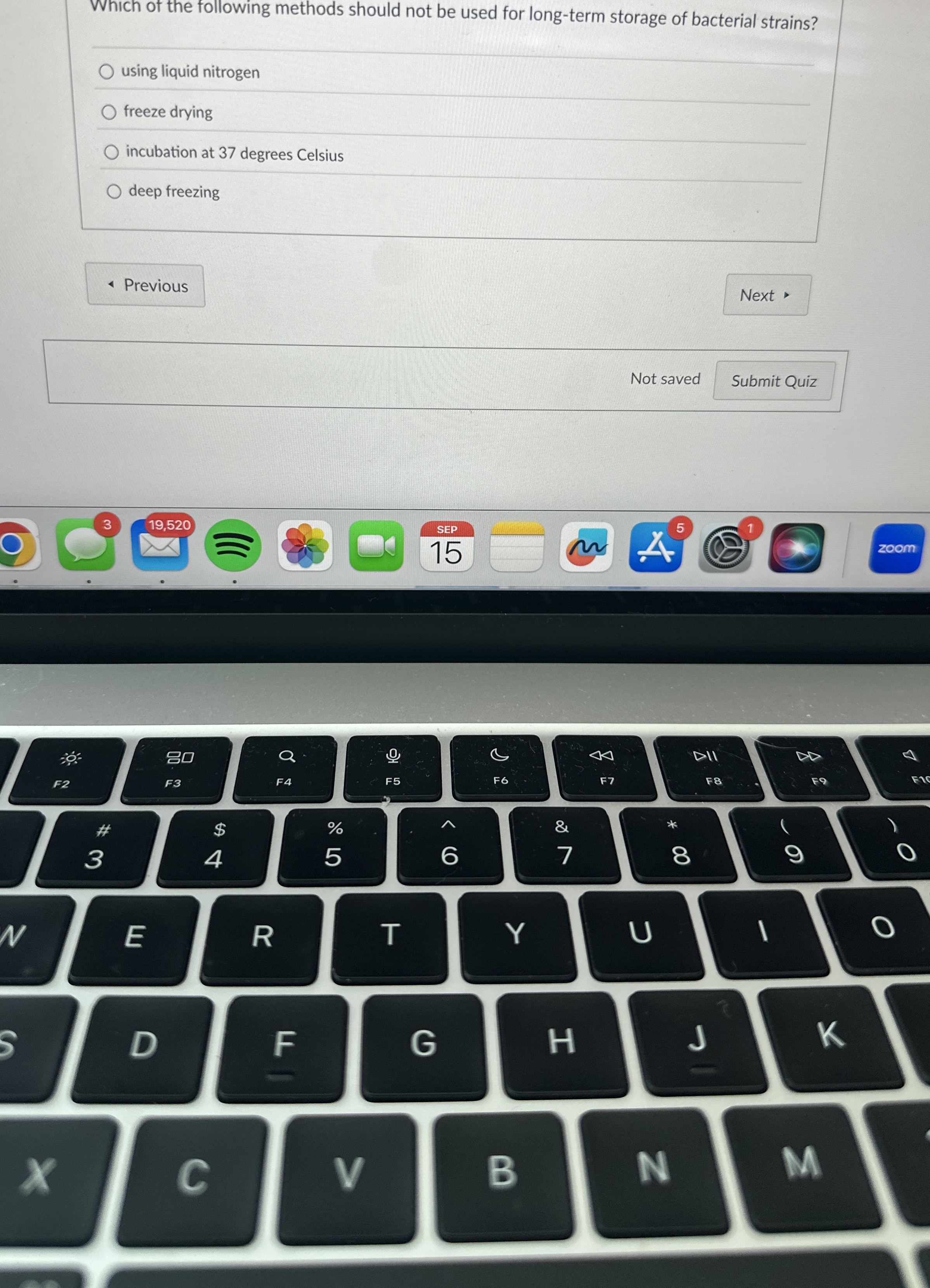 Solved Which of the following methods should not be used for