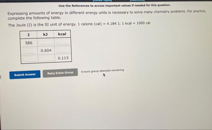 Solved Use the References to access important values if | Chegg.com