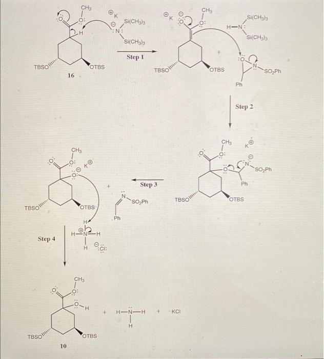 Solved CH3 CHS K @ SI(CH3)3 N: Si(CH3)3 Si(CH3)3 HAN: | Chegg.com