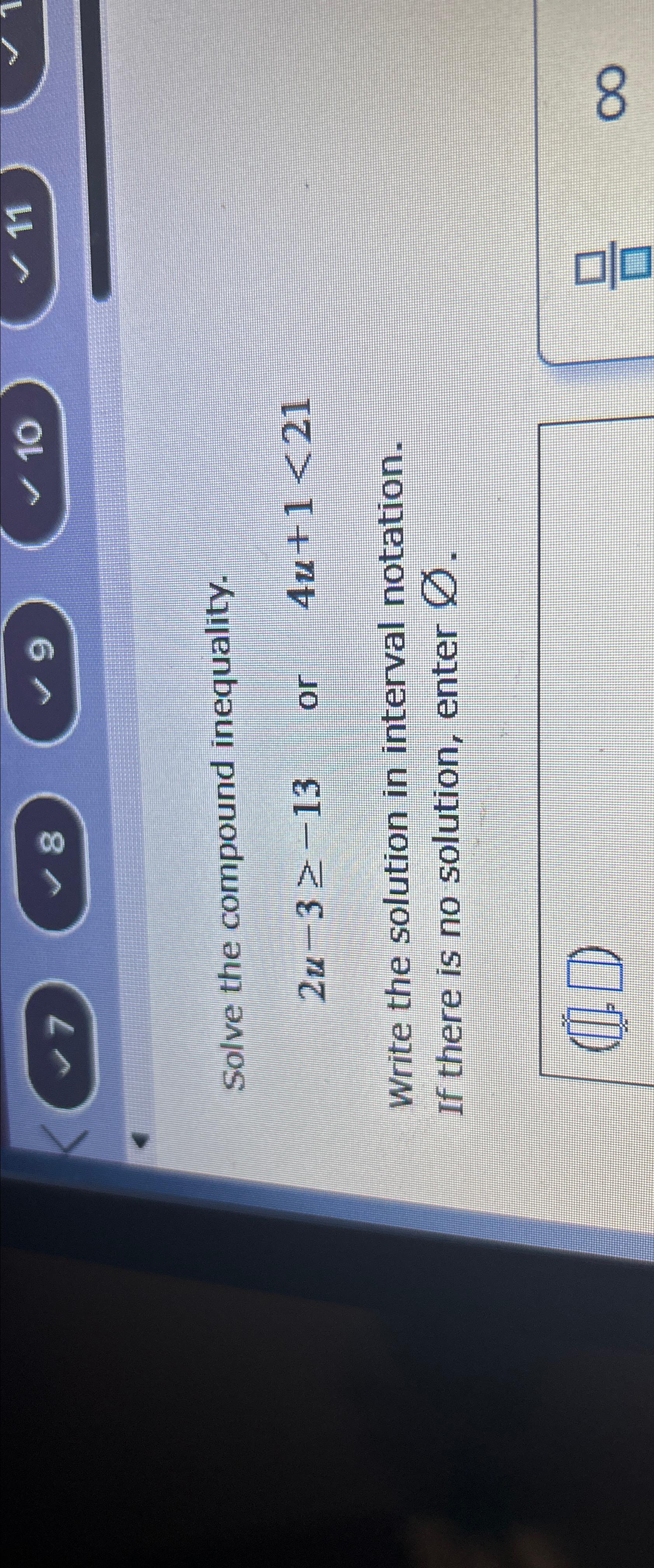 Solved 78 9 1011Solve the compound | Chegg.com