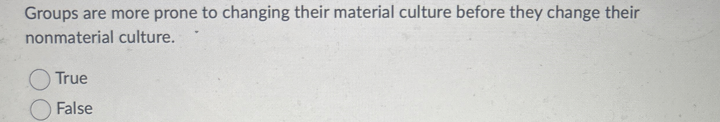 Solved Groups are more prone to changing their material | Chegg.com