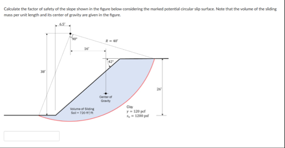 Solved Answer Answer Answer Calculate the factor of safety | Chegg.com