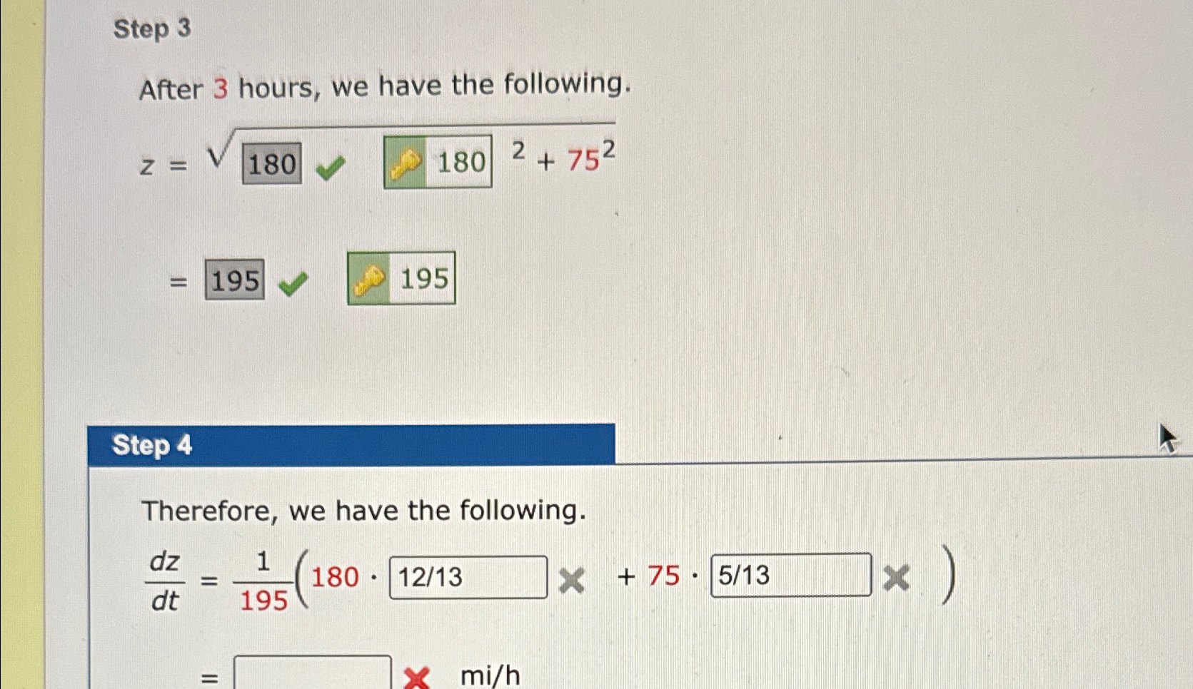 Solved Step 3After 3 ﻿hours, we have the | Chegg.com