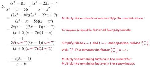 Solved: Multiply, and then simplify, if possible. See Example.E ...