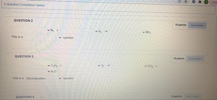 Solved Question Completion Status: QUESTION 2 10 points N- H | Chegg.com