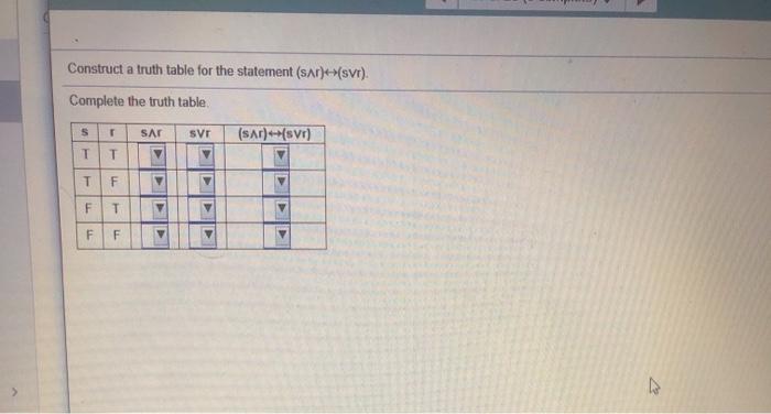 Solved Use a truth table to determine whether the two | Chegg.com