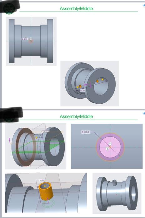Solved USE PRO-E SOFTWARE TO SKECTCH FROM BASE TO TOP TO | Chegg.com