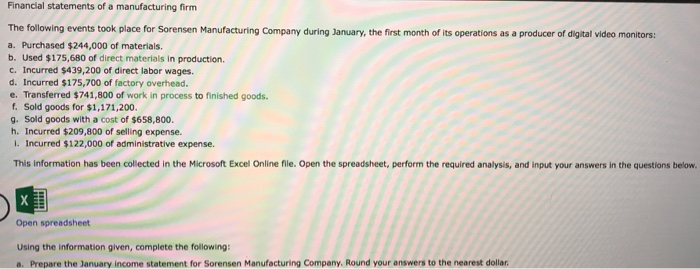 solved-financial-statements-of-a-manufacturing-firm-the-chegg