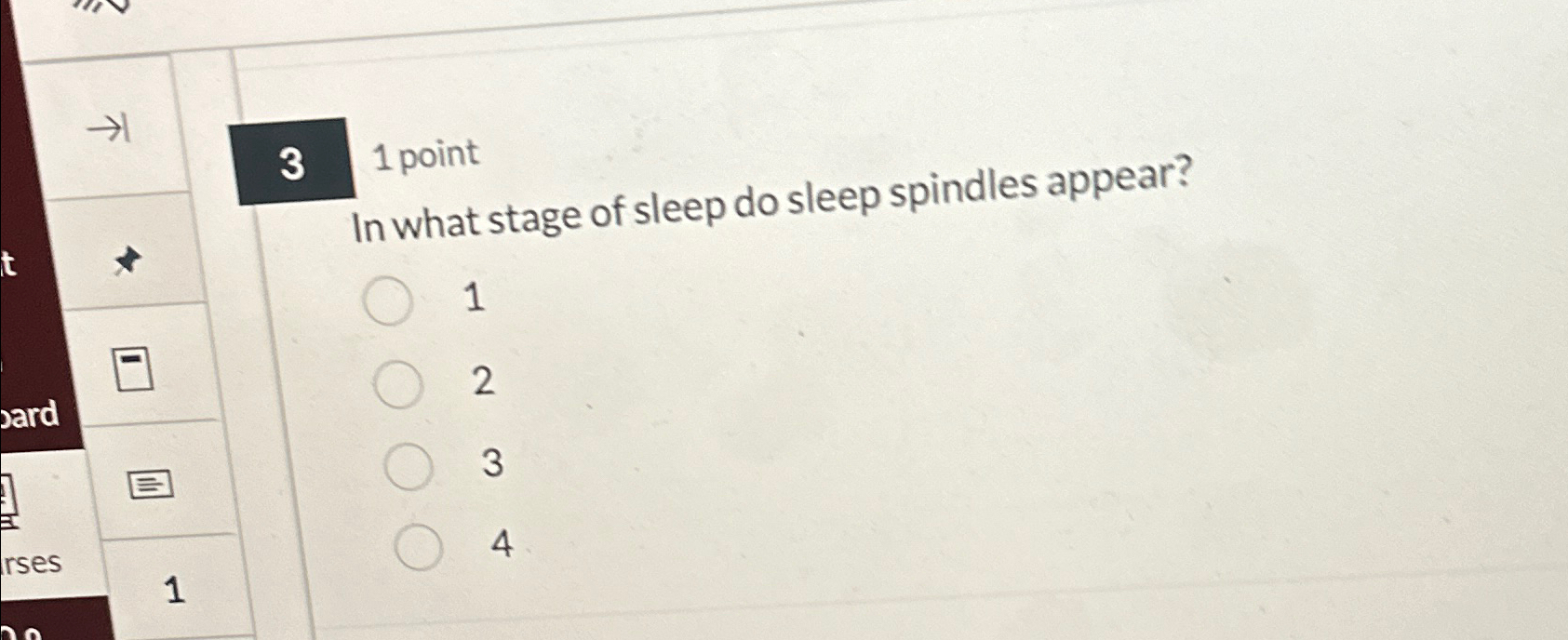 Solved 31 ﻿pointIn what stage of sleep do sleep spindles