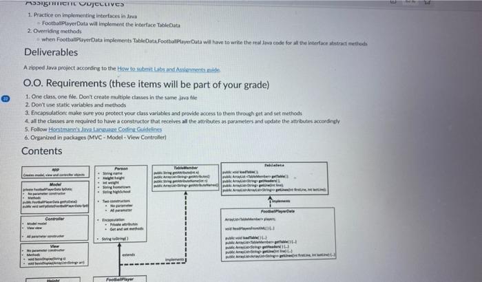 Solved 1. Practice on implenenting interfaces in twa - | Chegg.com