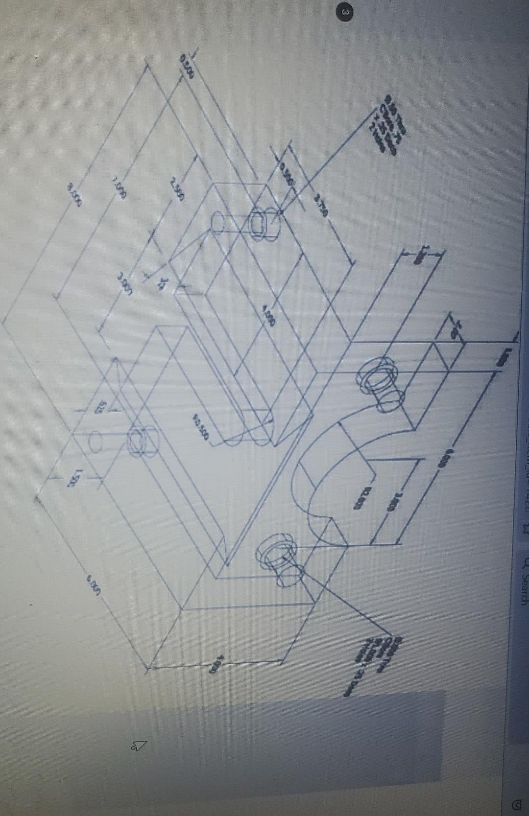 Top, Front, Right view 3D ET 101 Introduction to CADD | Chegg.com