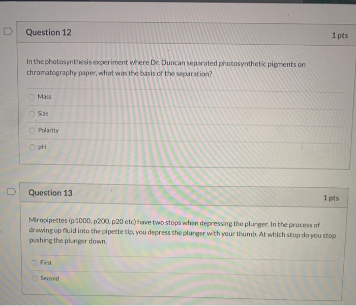 Solved Question 8 1 pts If a linear piece of DNA was treated | Chegg.com