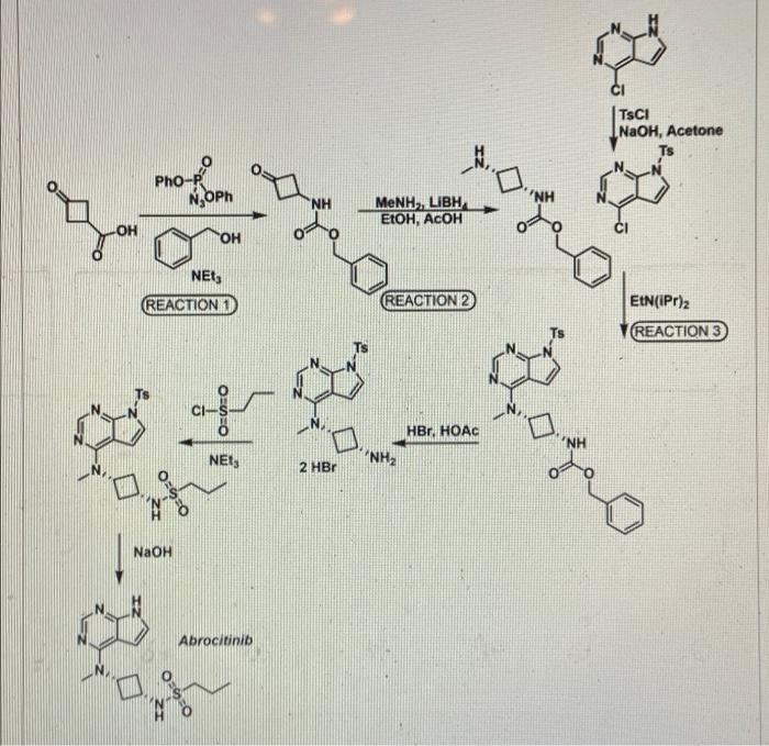 TSCI
NaOH, Acetone
TS
Pho-P
N,OPR
NH
NH
MeNH, LIBH
EtOH, ACOH
OH
TOH
NET
REACTION 1)
REACTION 2
EtN(IP)2
REACTION 3
HBT, HOẶC
