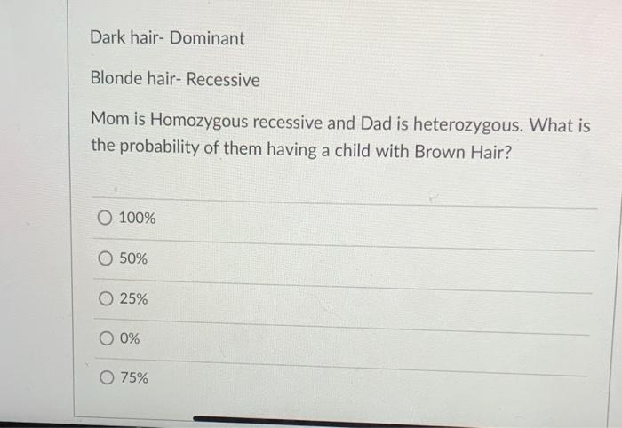 Blonde hair is a recessive trait, meaning both parents must carry the gene for it to be expressed - wide 7