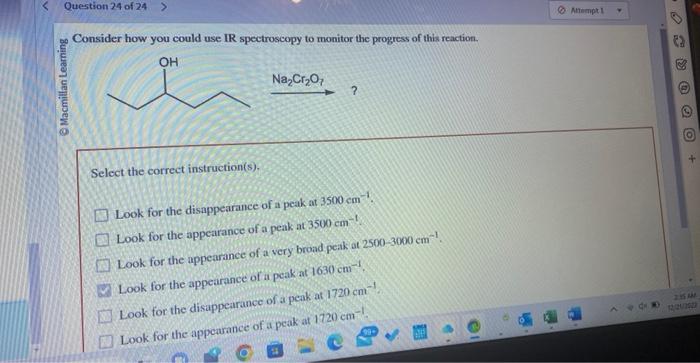 Solved Which of the reactions shown constitute an oxidation | Chegg.com