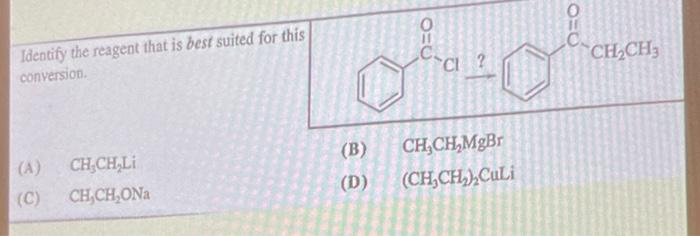 Solved With Which Reagent Is Benzoic Acid Readily Converted | Chegg.com