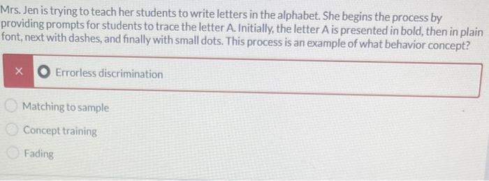 Solved Mrs. Jen is trying to teach her students to write | Chegg.com