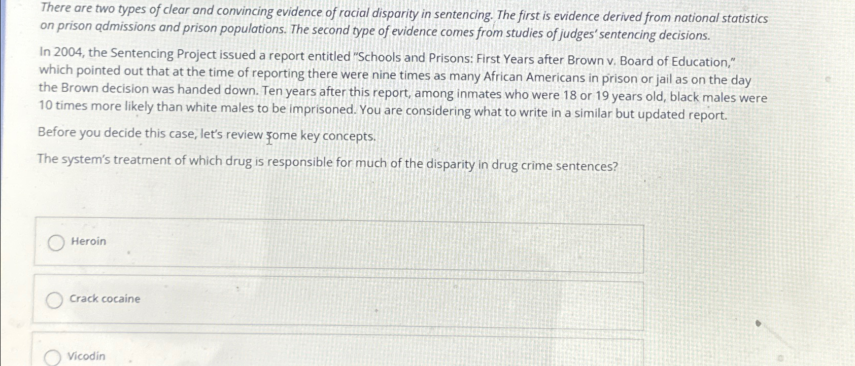 Solved There are two types of clear and convincing evidence | Chegg.com