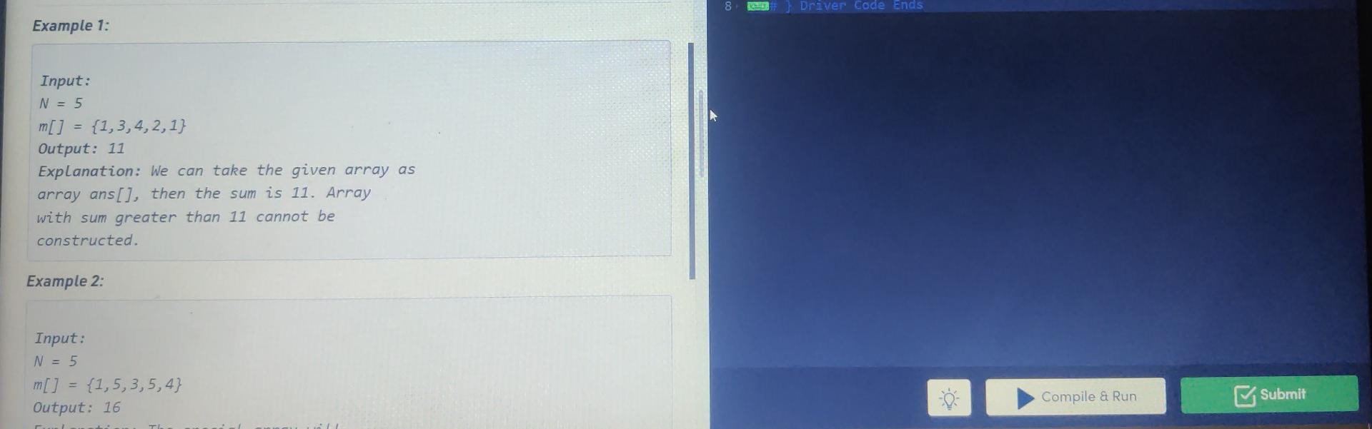 Solved Ə6 Time Left 00:01:40:31 Contest Home Quiz Coding | Chegg.com