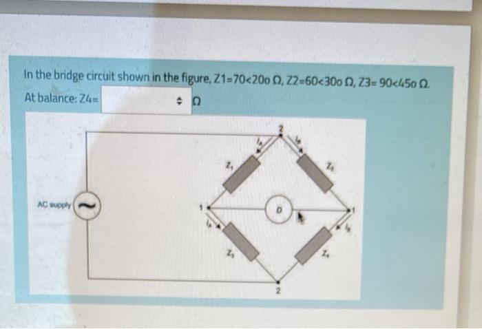 Solved In The Bridge Circuit Shown In The Figure, | Chegg.com