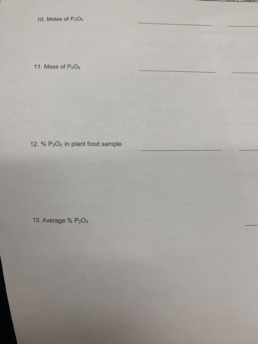 Solved required). Plant food name Plant Starter Fertilizer