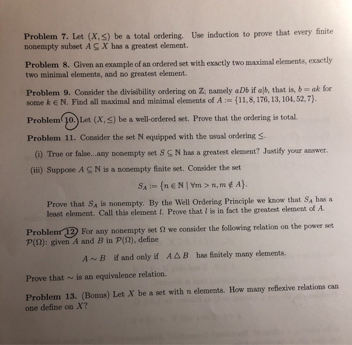 Solved Problem 1 Consider The Set X A B C Write Dow Chegg Com