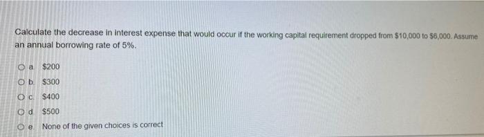 Solved Calculate the decrease in interest expense that would | Chegg.com