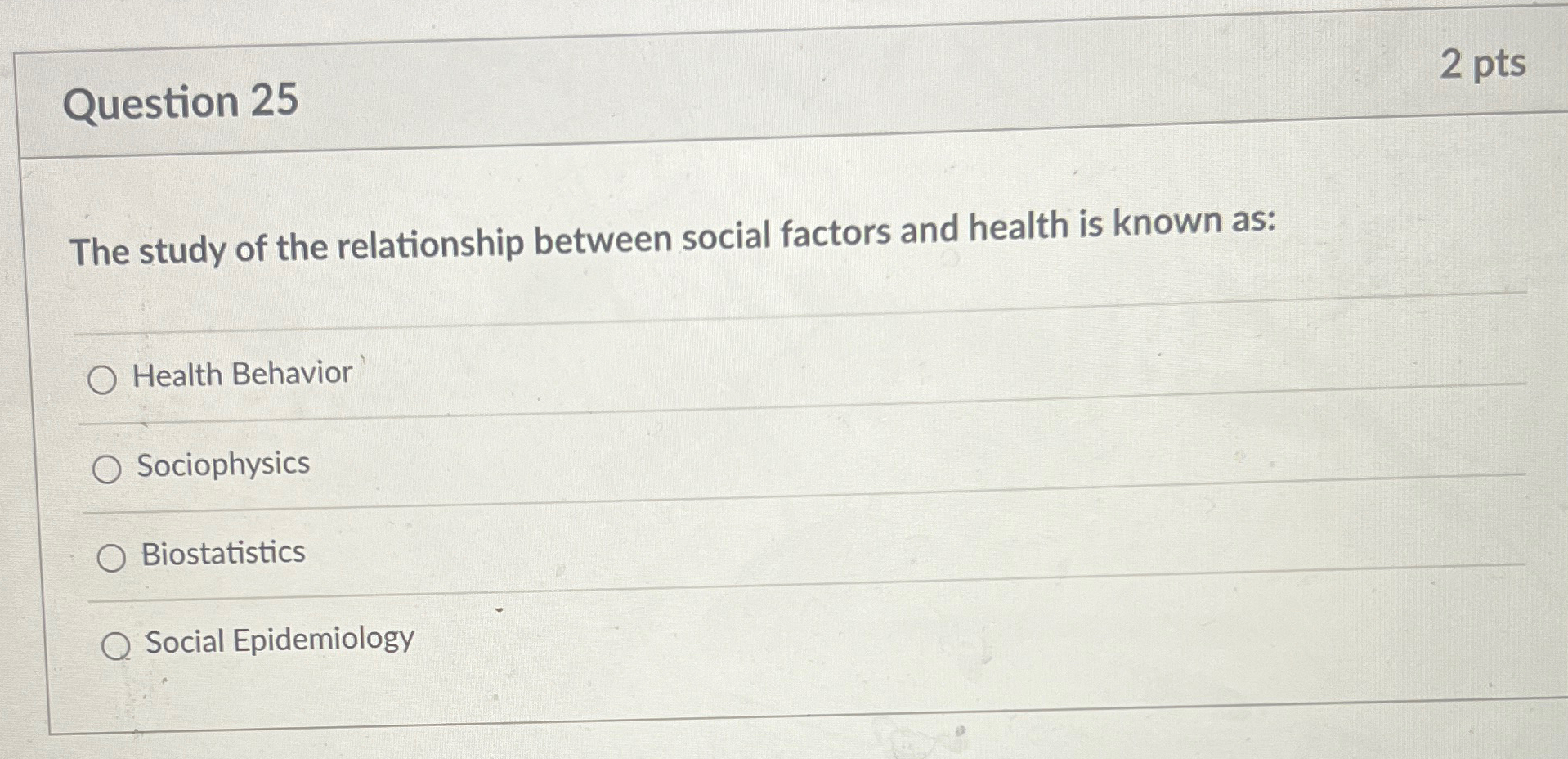 Solved Question 252ptsThe study of the relationship between | Chegg.com