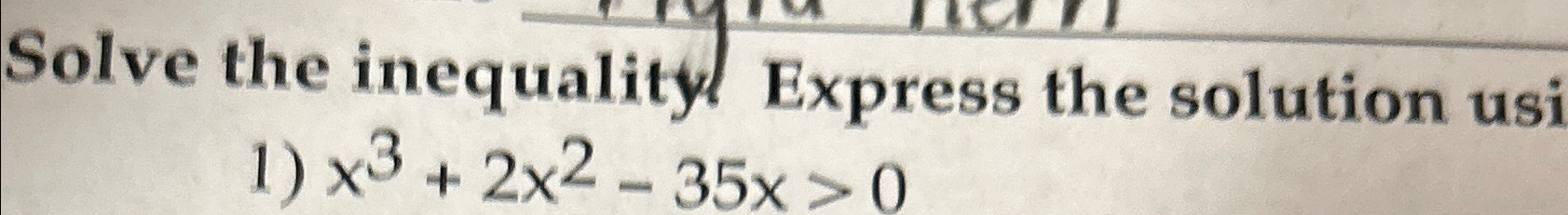 Solved xSolve the inequalityl Express the solution using | Chegg.com