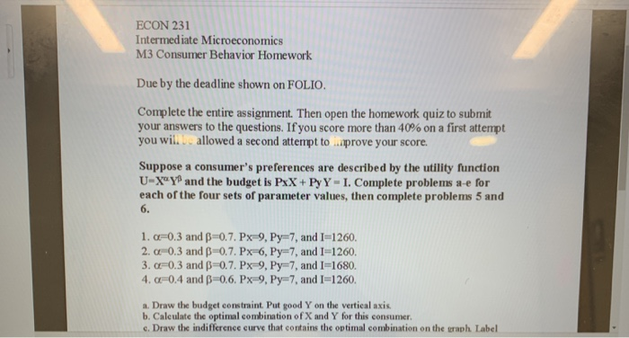 econ midterm #1 | quizlet Images High Quality Grahic Solved ECON 231 Intermediate Microeconomics M3 Consumer | Chegg.com