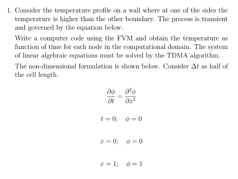 Solved Consider the temperature profile on a wall where at | Chegg.com