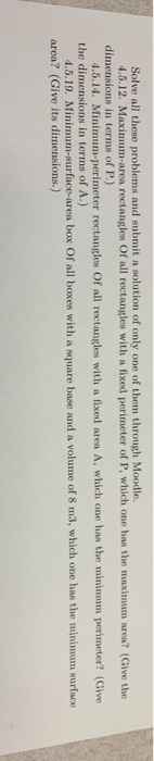 Solved Solve all these problems and submit a solution of | Chegg.com