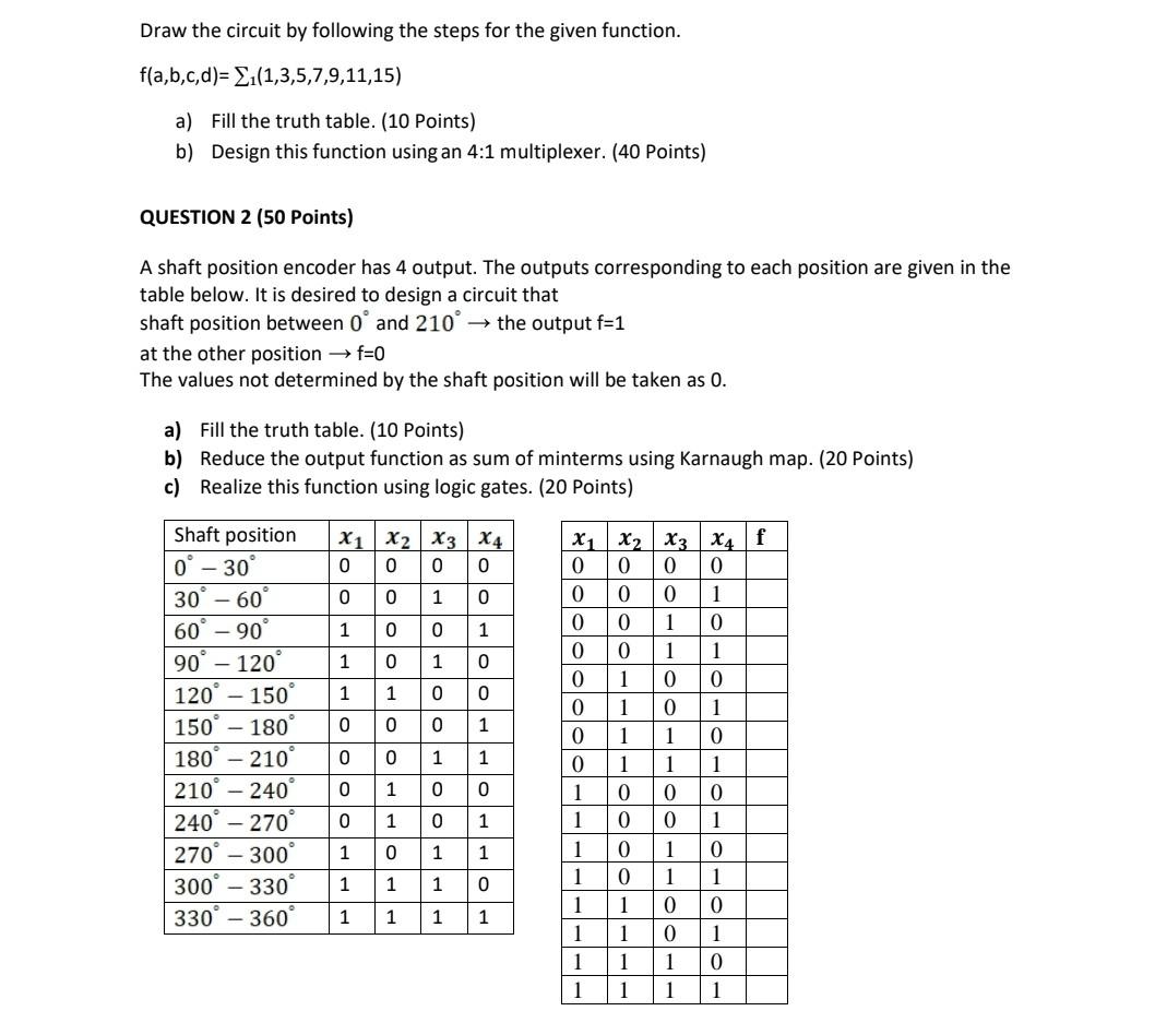 Solved Draw the circuit by following the steps for the given | Chegg.com