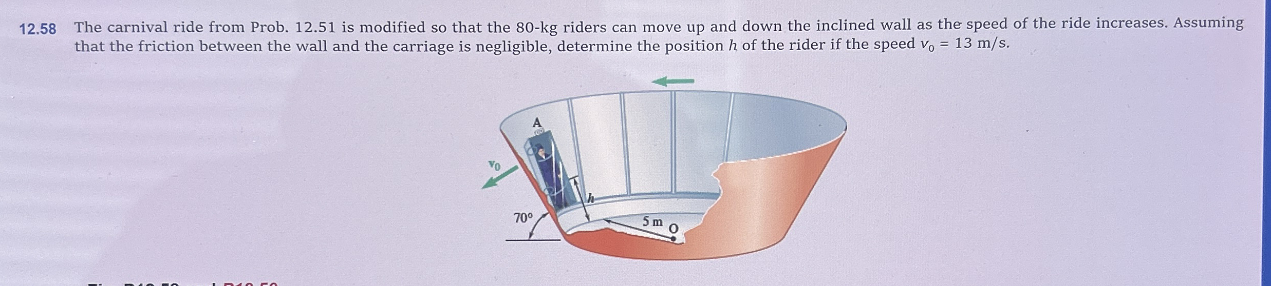 Solved 12.58 ﻿The carnival ride from Prob. 12.51 ﻿is | Chegg.com