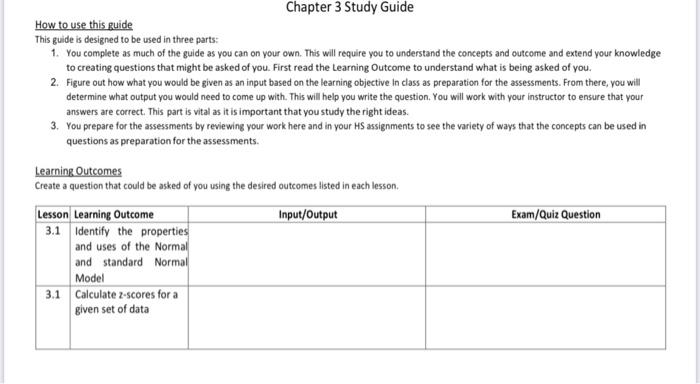 How to use this guide This guide is designed to be | Chegg.com