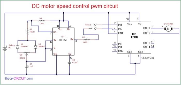 Solved I have this circuit for controlling a DC motor. | Chegg.com