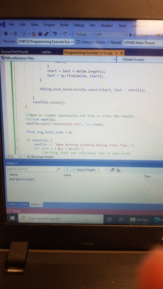 Solved I'm still getting errors on this code. I was | Chegg.com