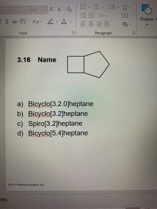 Solved 24 A 即l S Ab Av E A Shapes E E Chegg Com