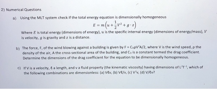 Solved M U V2 G2 2 Numerical Questions A Using Th Chegg Com