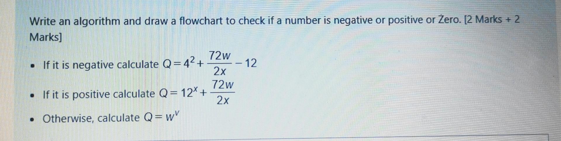 Solved Write an algorithm and draw a flowchart to check if a | Chegg.com