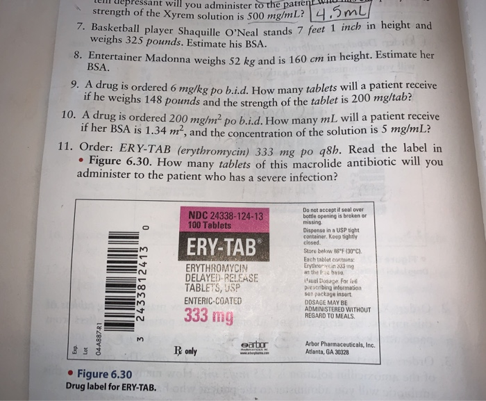 erythromycin 333 mg tablet