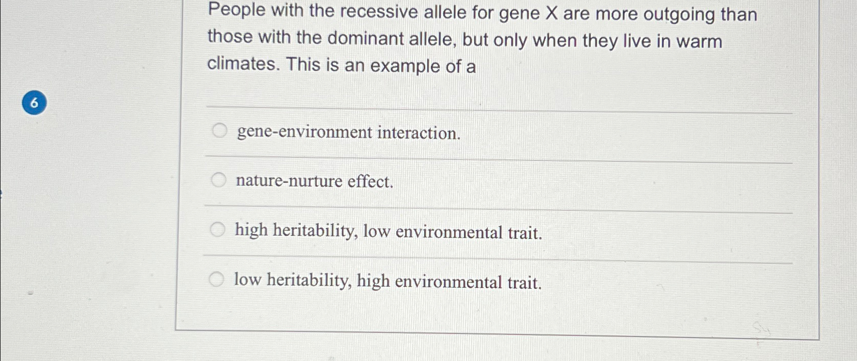 Solved People with the recessive allele for gene x ﻿are more | Chegg.com