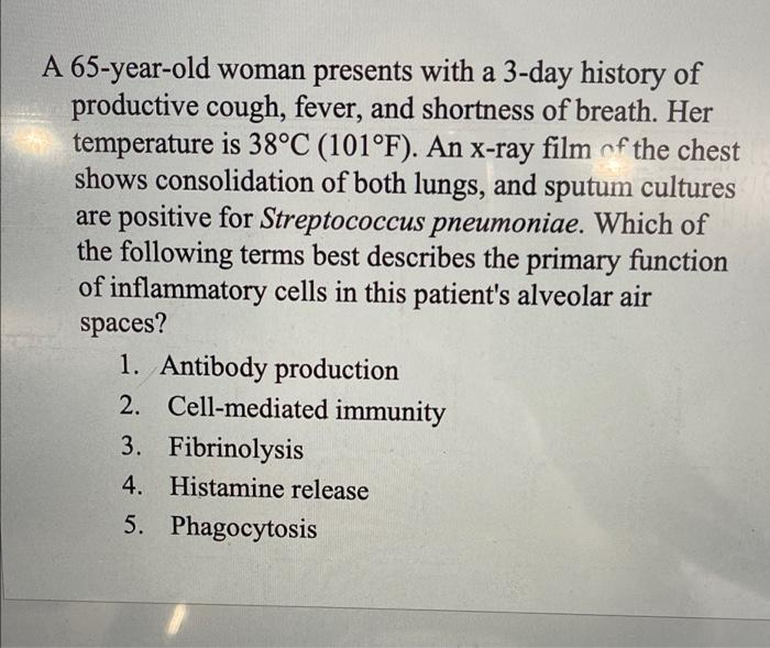 Solved 1. A 30-year-old woman presents with a 2-month | Chegg.com