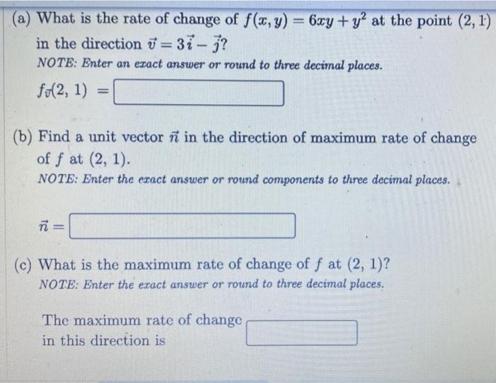 solved-a-what-is-the-rate-of-change-of-f-x-y-6xy-y-chegg