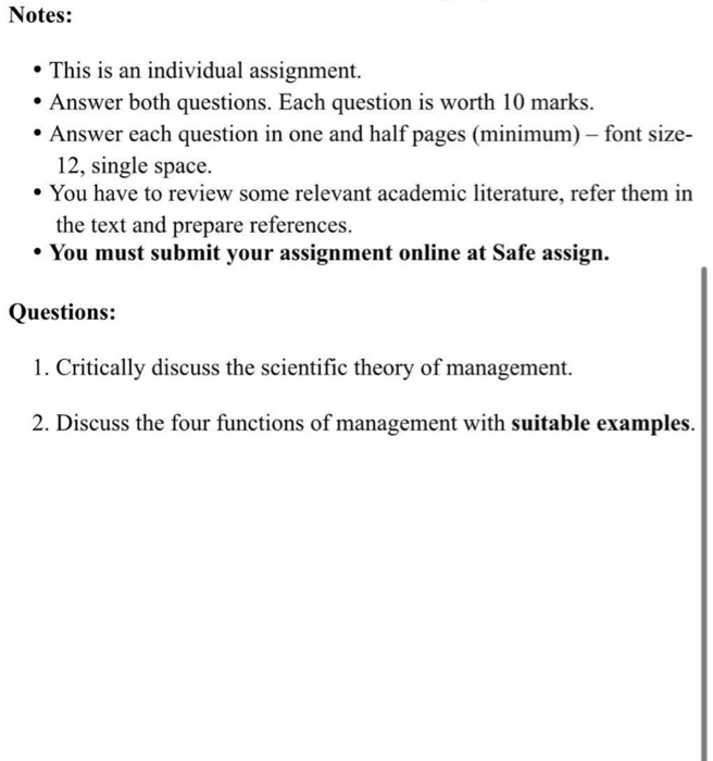 Individual Answer Solved Notes: • This is an individual assignment. • Answer | Chegg.com