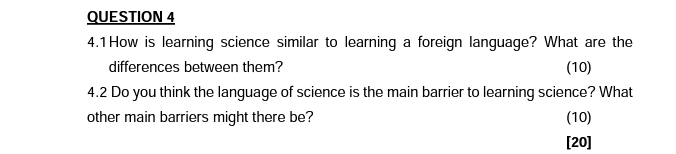 Solved QUESTION 44.1 ﻿How is learning science similar to | Chegg.com