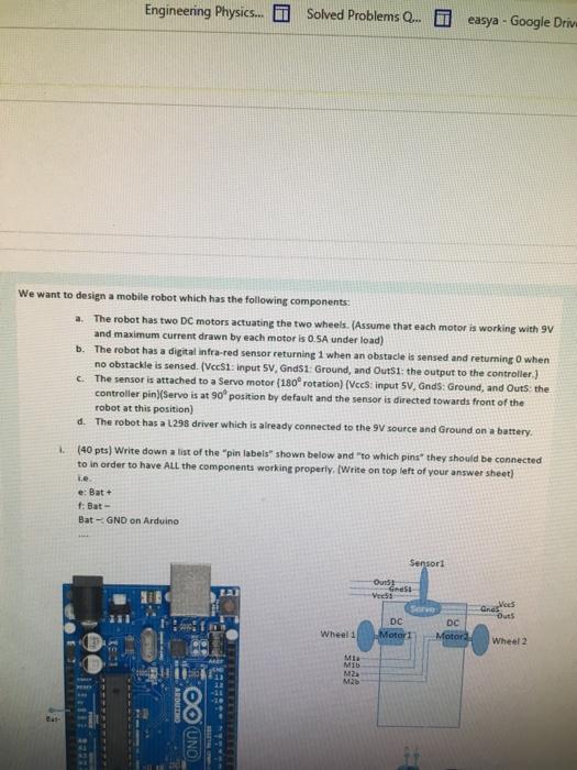 Solved Engineering Physics... Solved Problems Q... easya - | Chegg.com