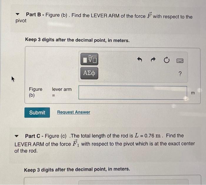 Solved Learning Goal: LEVER ARM for Torque Review Part A - | Chegg.com
