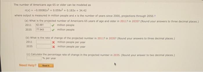 Solved The number of Americans age 65 or older can be | Chegg.com