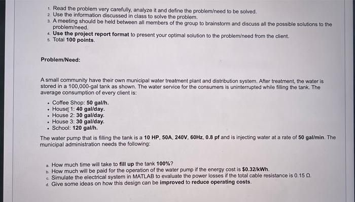 Solved 1. Read the problem very carefully, analyze it and | Chegg.com